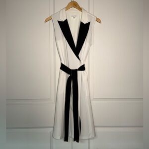 Calvin Klein Black and White Dress